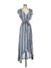 Splendid Stripes Blue Casual Dress Size XS - photo 1