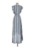 Splendid Stripes Blue Casual Dress Size XS - photo 2