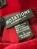 Notations Red Sleeveless Blouse Size L - photo 7
