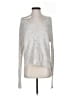 If It Were Me Metallic Silver Pullover Sweater Size XS - photo 1