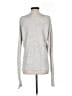If It Were Me Metallic Silver Pullover Sweater Size XS - photo 2