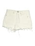 FRAME 100% Cotton Ivory Denim Shorts Size 25 waist - photo 1
