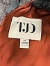 TJD Orange Burgundy Sleeveless Blouse Size XS - photo 7