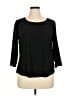 Chico's Black 3/4 Sleeve Top Size XL (3) - photo 1