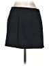 MNG Solid Black Casual Skirt Size 2 - photo 2