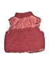 Btween 100% Polyester Burgundy Faux Fur Vest Size 7 - photo 2