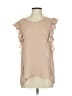 143 story 100% Polyester Tan Sleeveless Blouse Size S - photo 1