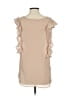 143 story 100% Polyester Tan Sleeveless Blouse Size S - photo 2