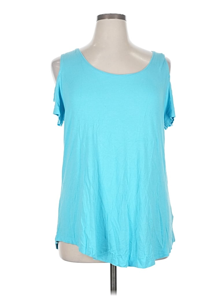 Pre-owned Jm Collection Sleeveless T-shirt In Blue