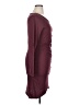 Leith Solid Burgundy Cocktail Dress Size XL - photo 4