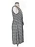 Caution to the Wind Stripes Gray Black Casual Dress Size S - photo 4