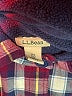L.L.Bean 100% Cotton Plaid Brown Burgundy Fleece Size XS - photo 6