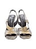 Donald J Pliner Metallic Silver Gold Wedges Size 9 - photo 2