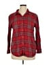 Treasure & Bond Plaid Red Long Sleeve Button-Down Shirt Size XL - photo 1