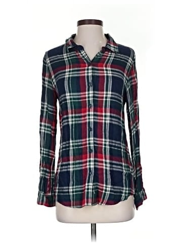 Buttons Long Sleeve Blouse (view 1)