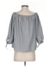 MICHAEL Michael Kors Gray 3/4 Sleeve Blouse Size S - photo 2
