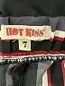 Hot Kiss 100% Polyester Stripes Black Shorts Size 7 - photo 3