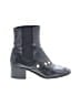 Chanel 100% Leather Black Ankle Boots Size EU 37 1/2 - photo 1
