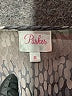 Parker 100% Silk Gray 3/4 Sleeve Silk Top Size M - photo 7