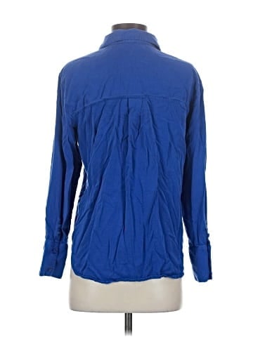 Open Edit Long Sleeve Button-Down Shirt (view 2)