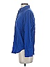 Open Edit Blue Long Sleeve Button-Down Shirt Size XS - photo 5