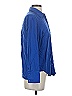 Open Edit Blue Long Sleeve Button-Down Shirt Size XS - photo 4