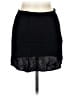 Olivaceous Solid Black Casual Skirt Size L - photo 2