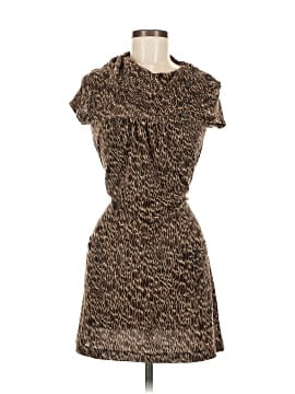 sachin and babi light blue dress Brown Leopard Print Chiffon Strappy Midi Dress main image 1