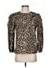 J.Crew 100% Cotton Animal Print Brown Long Sleeve Blouse Size XS - photo 1