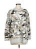 DKNY Jeans Camo Silver Pullover Sweater Size M - photo 1