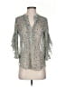 Vince Camuto 100% Polyester Green 3/4 Sleeve Blouse Size XS - photo 1