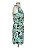 Joy Joy Print Teal Cocktail Dress Size XS - photo 4