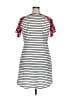 Assorted Brands Stripes White Black Casual Dress Size XL (estimated) - photo 2