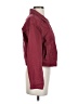 Basic House 100% Cotton Burgundy Jacket Size XS - photo 4