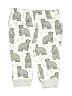 Baby Essentials 100% Cotton Print Ivory Gray Casual Pants Size 0-6 MO - photo 1