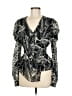 Walter Baker 100% Polyester Black Long Sleeve Blouse Size M - photo 1