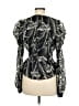 Walter Baker 100% Polyester Black Long Sleeve Blouse Size M - photo 2