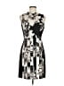 H&M Graphic Black Cocktail Dress Size 8 - photo 1