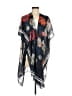 Woven Heart 100% Polyester Black Kimono One size - photo 1