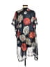 Woven Heart 100% Polyester Black Kimono One size - photo 2