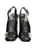 Stuart Weitzman Graphic Black Heels Size 8 1/2 - photo 2
