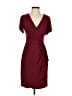Chaps Solid Burgundy Cocktail Dress Size XS - photo 1