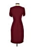Chaps Solid Burgundy Cocktail Dress Size XS - photo 2