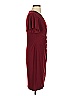 Chaps Solid Burgundy Cocktail Dress Size XS - photo 4