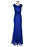La Scala Blue Cocktail Dress Size XXS (estimated) - photo 1