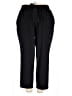 T Tahari Solid Black Casual Pants Size 2X - photo 1