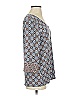 J.Jill Print Blue 3/4 Sleeve Top Size XS - photo 4