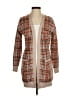Max Studio Plaid Tan Cardigan Size XS - photo 1