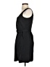 Sine Solid Black Casual Dress Size 4 - photo 5