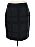 Eileen Fisher 100% Wool Argyle Black Wool Skirt Size M - photo 1